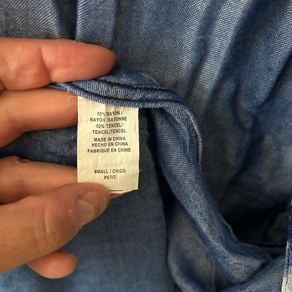 RAILS BLUE PLAID BUTTON DOWN FLANNEL AHIRT WITH POCKETS SIZE SMALL - Picture 11 of 11